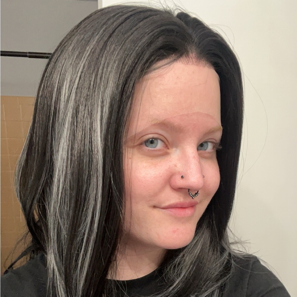 Chelsey Smith wig Elise Black and Grey STANDARD